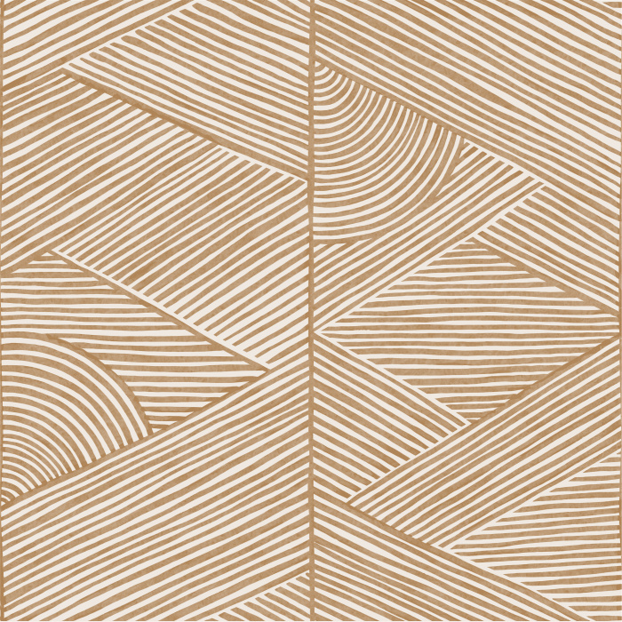 Create an artistic, eye-catching accent wall anywhere in your home with our Tranquility Vibes Peel and Stick Wallpaper.