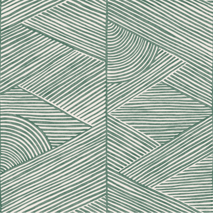 Create an artistic, eye-catching accent wall anywhere in your home with our Tranquility Vibes Peel and Stick Wallpaper.