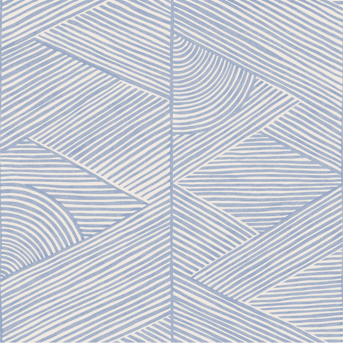 Create an artistic, eye-catching accent wall anywhere in your home with our Tranquility Vibes Peel and Stick Wallpaper.