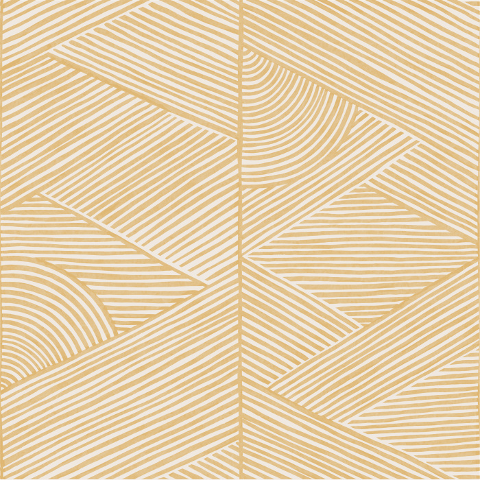 Create an artistic, eye-catching accent wall anywhere in your home with our Tranquility Vibes Peel and Stick Wallpaper.