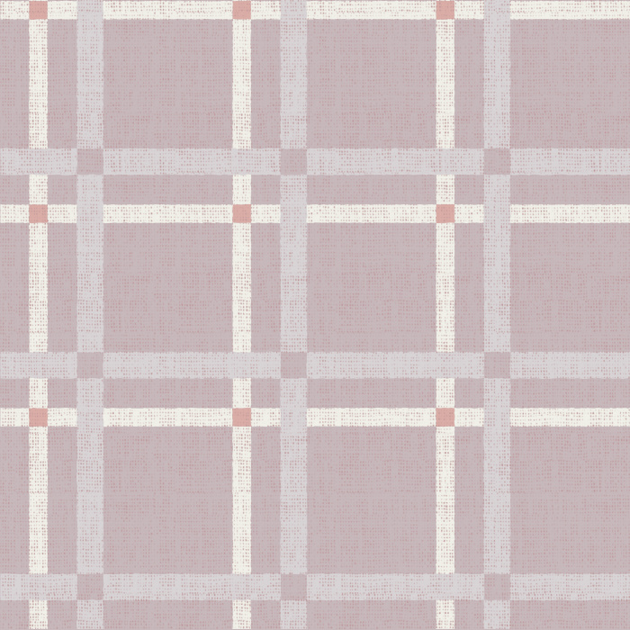 Our Double Windowpane Plaid Peel and Stick Wallpaper adds a textile cabin feel to any wall in your home.