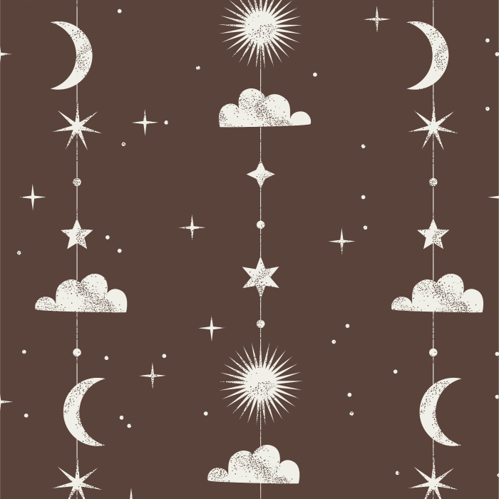 Transform your room into a beautiful night sky with our Celestial Stripe Peel And Stick Removable Wallpaper.