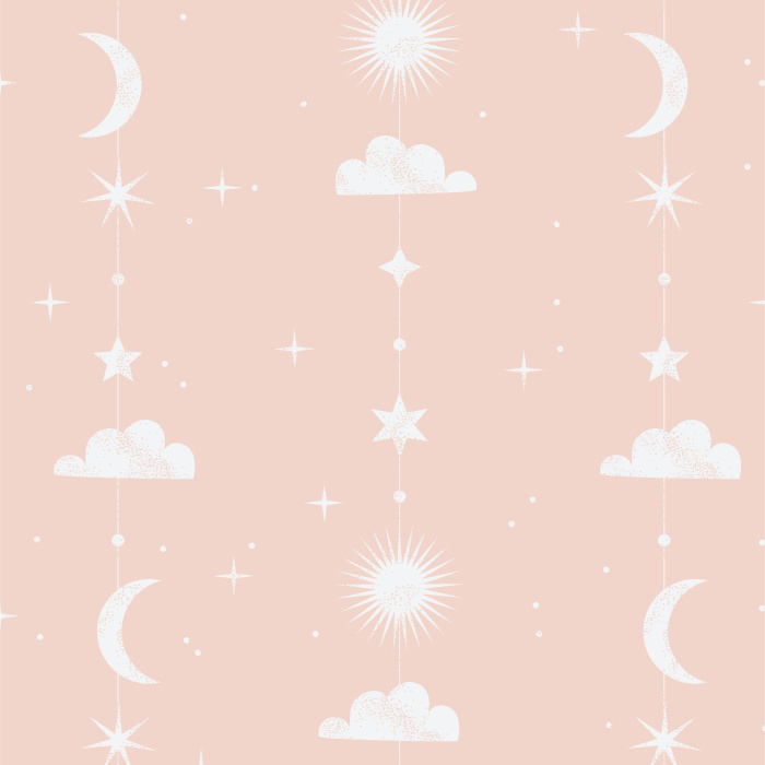 Transform your room into a beautiful night sky with our Celestial Stripe Peel And Stick Removable Wallpaper.