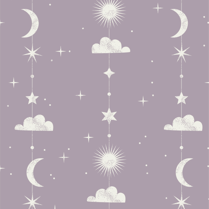 Transform your room into a beautiful night sky with our Celestial Stripe Peel And Stick Removable Wallpaper.