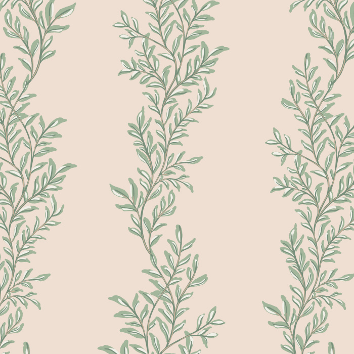 Transform your space into a lush botanical haven with our Enchanting Ivy Peel And Stick Removable Wallpaper. 