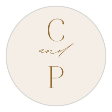 Add the perfect finishing touch to your envelopes with our Simple Wave Wedding Arch Stickers.