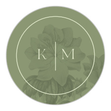 Add the perfect finishing touch to the envelopes that will be sent to your guests with our Botanique Elegance Wedding Arch Stickers.