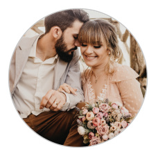 Add the perfect seal to the envelopes that will be sent out to close friends and family with our Warm Glow Wedding Arch Stickers.