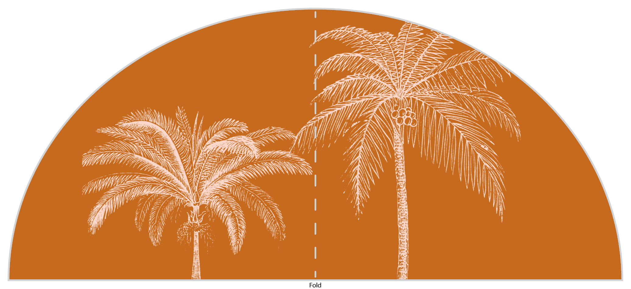 Pretty Palms Wedding Arch Detail Cards