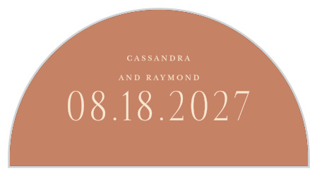 Our Art Nouveau Wedding Arch Accent Cards help gather information for every friend and family member that plans to attend your big day.