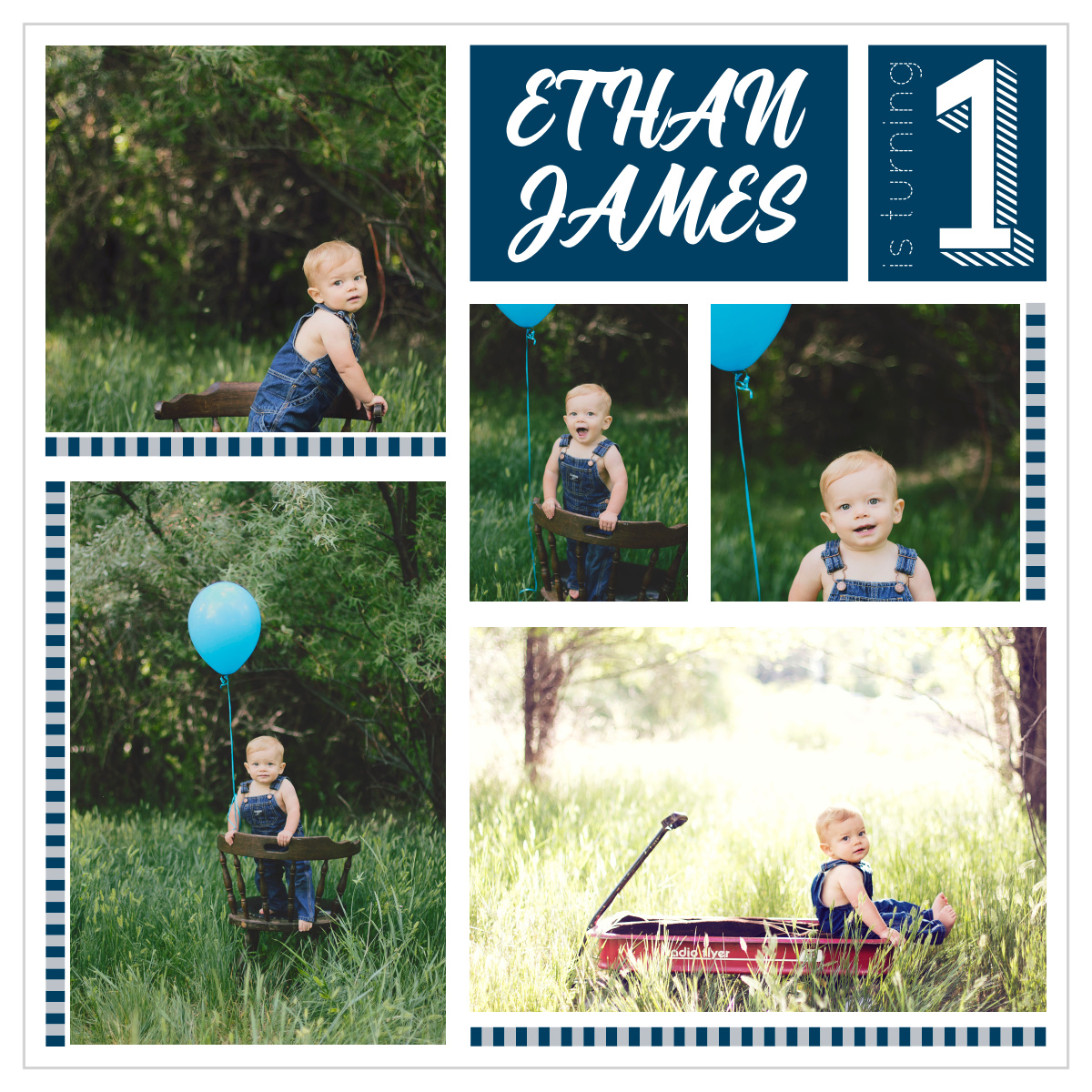 Our Little Farmer First Birthday Invitations