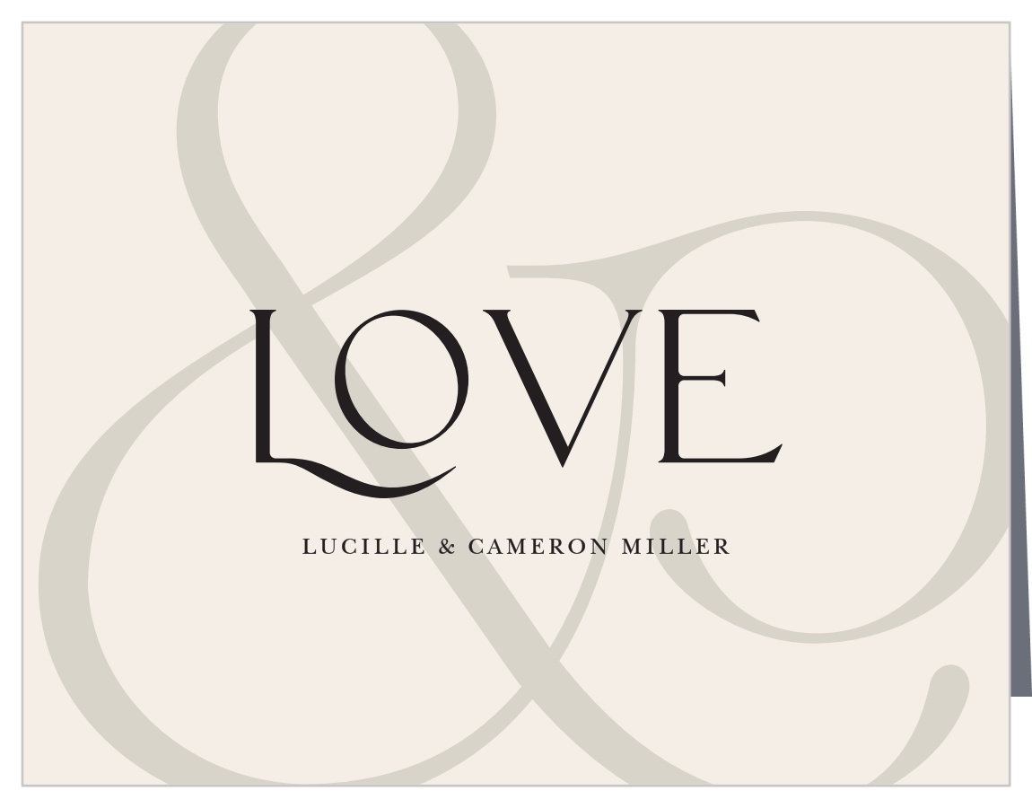 Ever & Ever Wedding Arch Thank You Cards