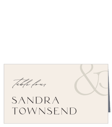 Make sure every guest is honored with their own special seat with our Ever & Ever Wedding Arch Place Cards.