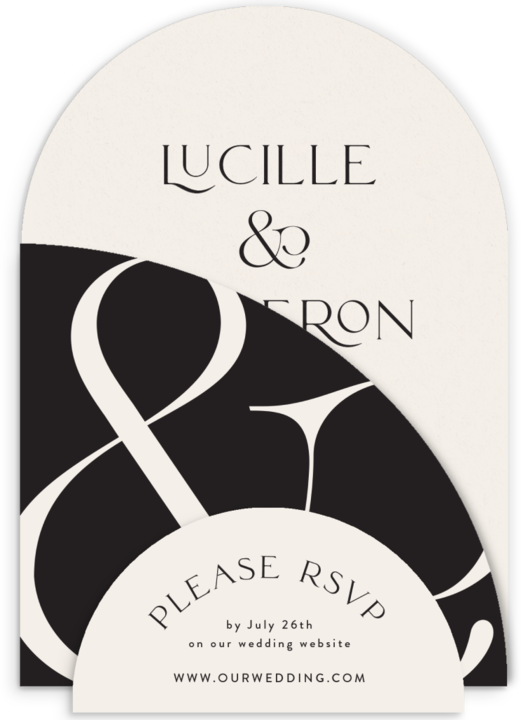 Ever & Ever Wedding Arch Invitations