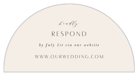Our Wreath of Florals Wedding Arch Accent Cards easily gets you a headcount for each family member and friend that plans to be there on your special day.