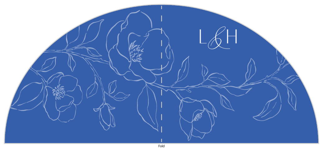 Set the right mood for your wedding with our Summer Magnolias Wedding Arch Detail Cards.