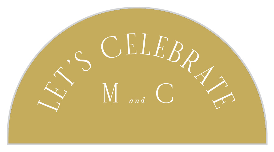 Type Arch Wedding Arch Accent Cards