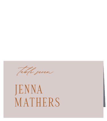 Our Type Arch Wedding Arch Place Cards help family and friends find their seat at your reception venue.