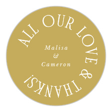 Our Type Arch Wedding Arch Stickers add the perfect finishing touch to the envelopes that will be sent out to your guests.