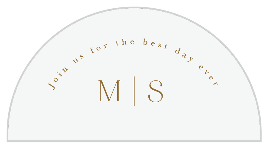 Favorite Photo Wedding Arch Accent Cards