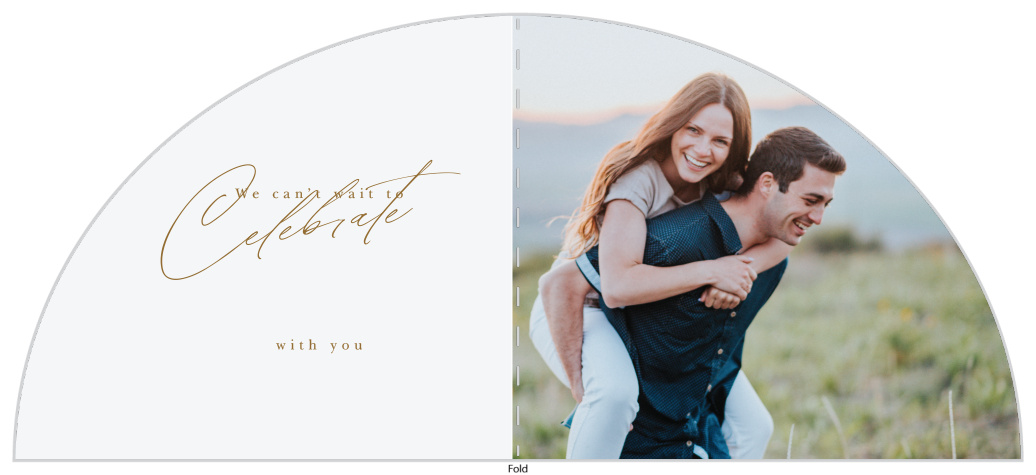 Our Favorite Photo Wedding Arch Detail Cards let family and friends know everything about your big day on one card.