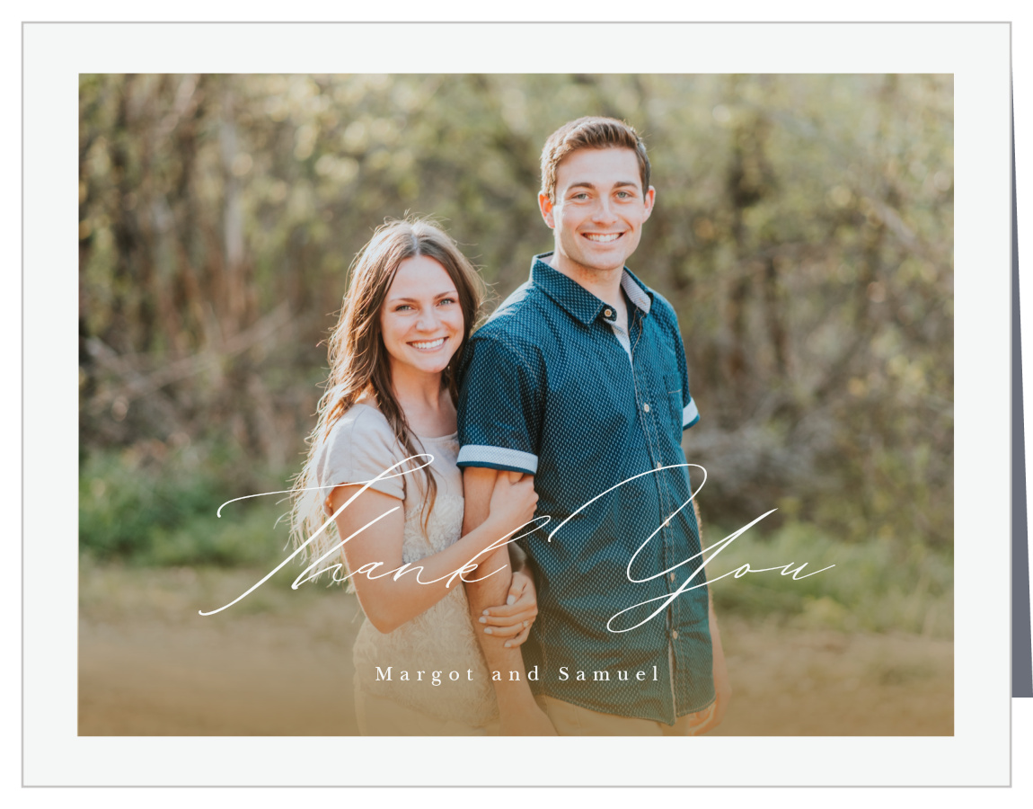 Favorite Photo Wedding Arch Thank You Cards