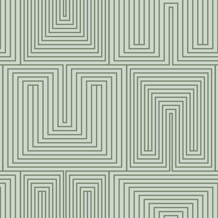 Add a trippy maze to any wall in your home with our Geometric Enlace Peel And Stick Removable Wallpaper.