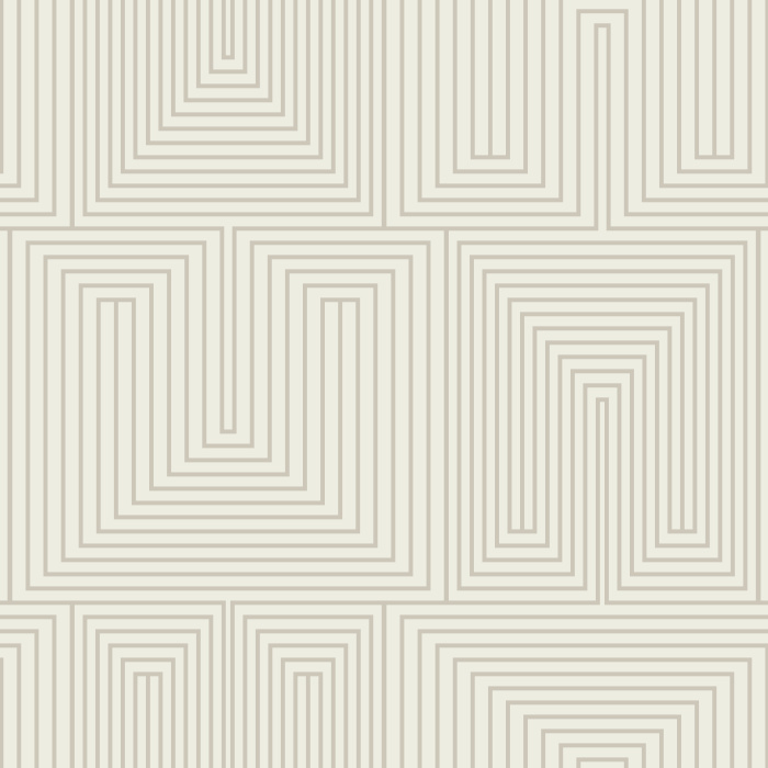 Add a trippy maze to any wall in your home with our Geometric Enlace Peel And Stick Removable Wallpaper.