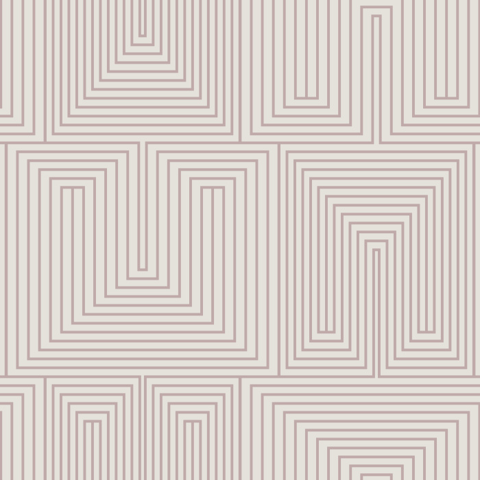 Add a trippy maze to any wall in your home with our Geometric Enlace Peel And Stick Removable Wallpaper.