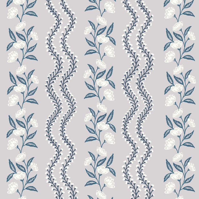 Add the perfect cottagecore vibe to any wall in your home with our Wavy Flower Garden Peel And Stick Removable Wallpaper.