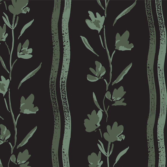 Bring the cozy allure of farmhouse living to any wall in your home with our Country Floral Stripe Peel And Stick Removable Wallpaper.