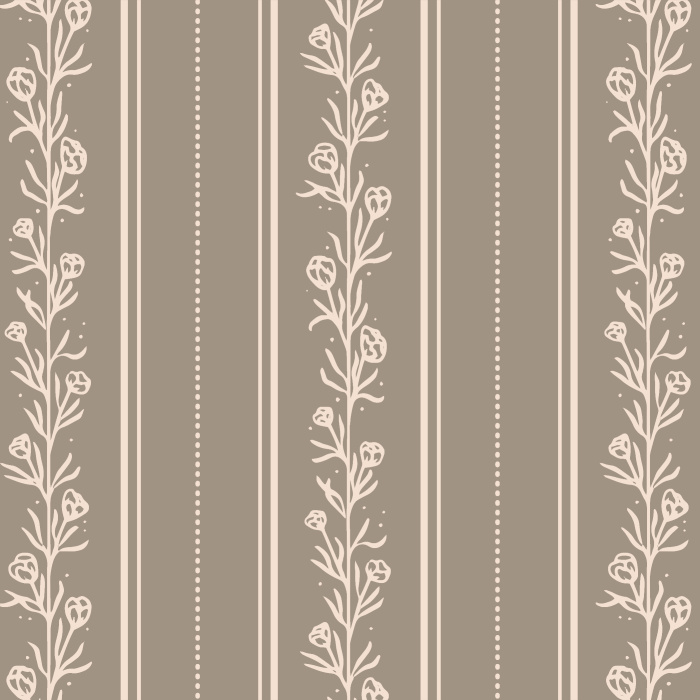 Create a rustic country accent to any wall in your home with our Sketchy Tulip Stripes Peel And Stick Removable Wallpaper.