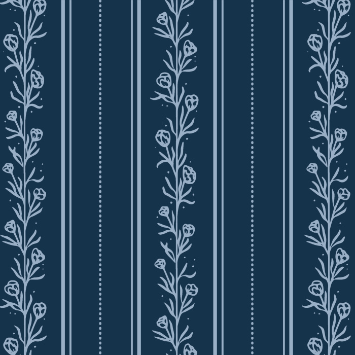 Create a rustic country accent to any wall in your home with our Sketchy Tulip Stripes Peel And Stick Removable Wallpaper.