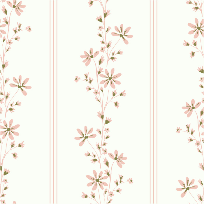 Our Wildflower Stripes Peel And Stick Removable Wallpaper adds a lovely rustic feel to any wall in your home.