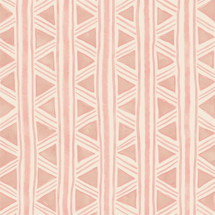 Add a boho accent wall to any room in your home with our Irregular Triangles Peel And Stick Removable Wallpaper.