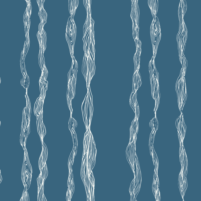 Create a truly unique style with our Interlacing Lines Peel and Stick Removable Wallpaper. 