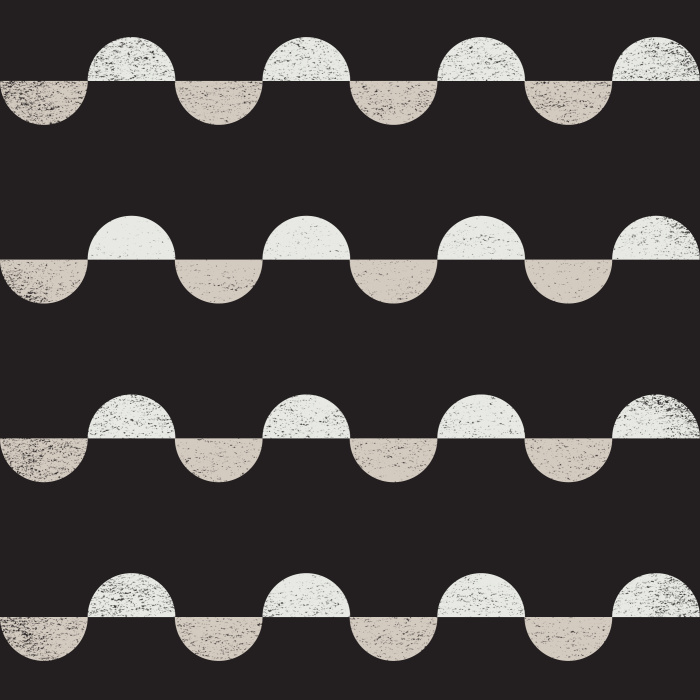 Add a touch of retro flair to any wall in your home with our Scalloped Stripes Peel And Stick Removable Wallpaper.