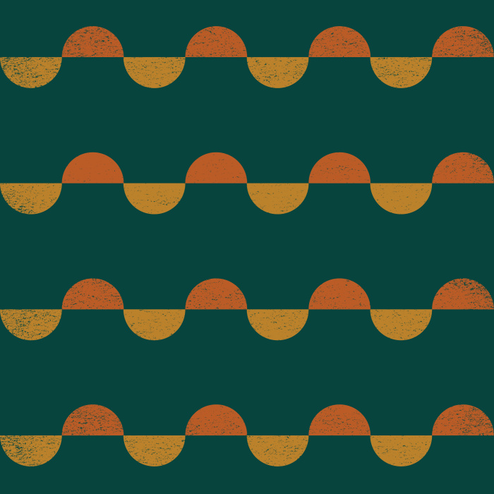 Add a touch of retro flair to any wall in your home with our Scalloped Stripes Peel And Stick Removable Wallpaper.