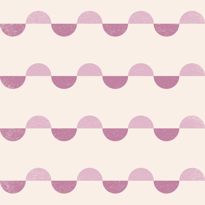 Add a touch of retro flair to any wall in your home with our Scalloped Stripes Peel And Stick Removable Wallpaper.