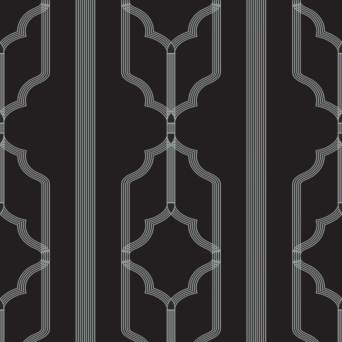 Upgrade your space with our Interlocked Stripes Peel and Stick Removable Wallpaper.