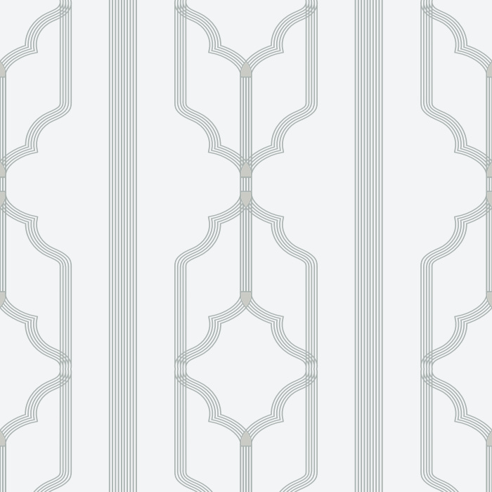 Upgrade your space with our Interlocked Stripes Peel and Stick Removable Wallpaper.