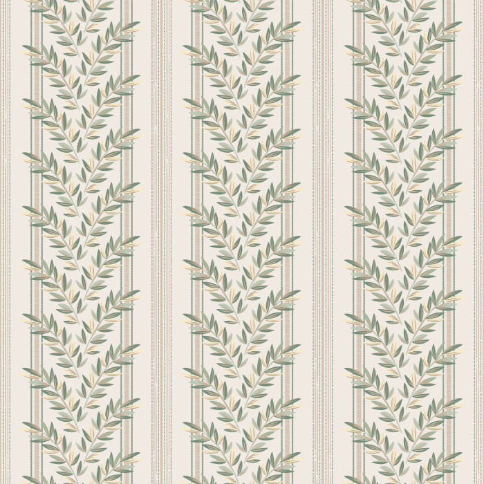 Our Linear Leaves Peel And Stick Removable Wallpaper adds a touch of greenery to any wall in your home.