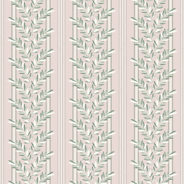 Our Linear Leaves Peel And Stick Removable Wallpaper adds a touch of greenery to any wall in your home.