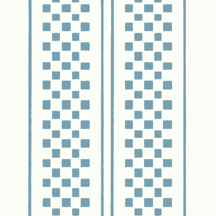 Add an eye-catching accent to any wall in your home with our Checkerboard Stripe Peel And Stick Removable Wallpaper.
