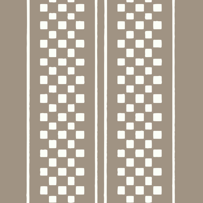 Add an eye-catching accent to any wall in your home with our Checkerboard Stripe Peel And Stick Removable Wallpaper.