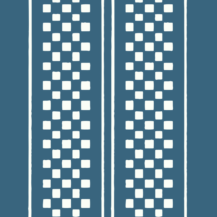 Add an eye-catching accent to any wall in your home with our Checkerboard Stripe Peel And Stick Removable Wallpaper.