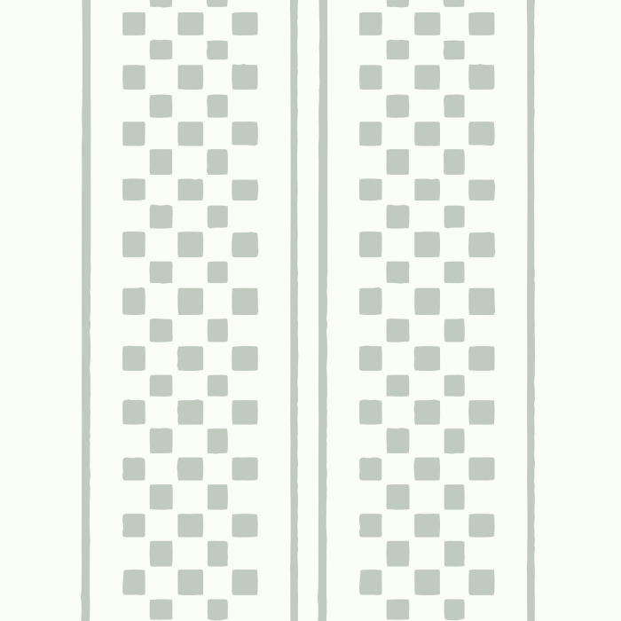 Add an eye-catching accent to any wall in your home with our Checkerboard Stripe Peel And Stick Removable Wallpaper.