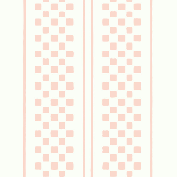 Add an eye-catching accent to any wall in your home with our Checkerboard Stripe Peel And Stick Removable Wallpaper.