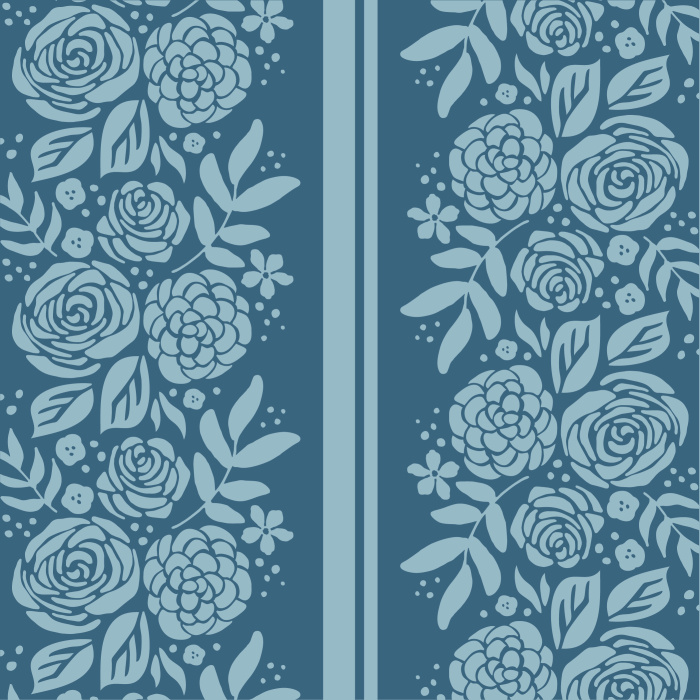 Our Apron Floral Peel And Stick Removable Wallpaper adds a classic touch to any wall in your home.