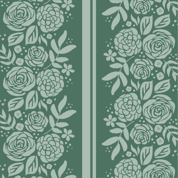 Our Apron Floral Peel And Stick Removable Wallpaper adds a classic touch to any wall in your home.
